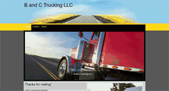 Desktop Screenshot of bandctruckingllc.com